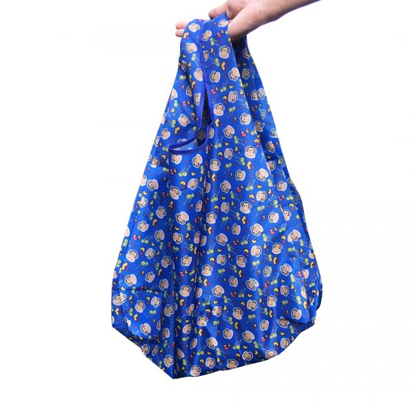 Pantrybag Animal Print Shopping Bag Blue